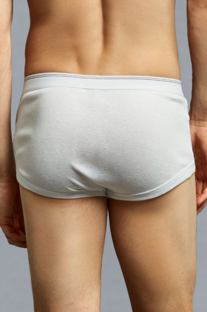 Men's First Quality White Briefs Size XL 144 pack at socksinbulk