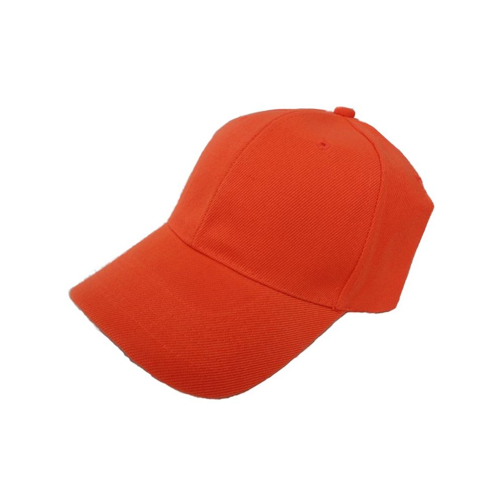 Solid Hunter Orange Ball Cap 72 pack - at - socksinbulk.com ...