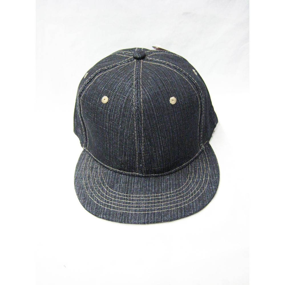 Plain Denim Cap With Flat Front 48 pack - at - socksinbulk.com ...