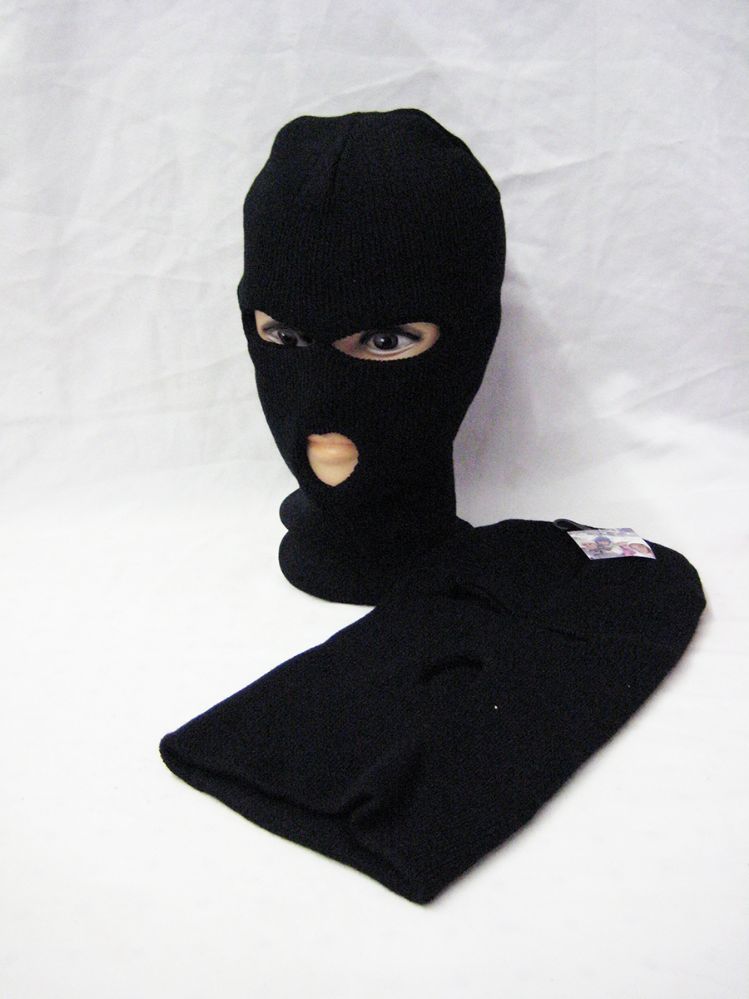 Download Black Ski Mask 3 Hole 60 pack - at - socksinbulk.com ...