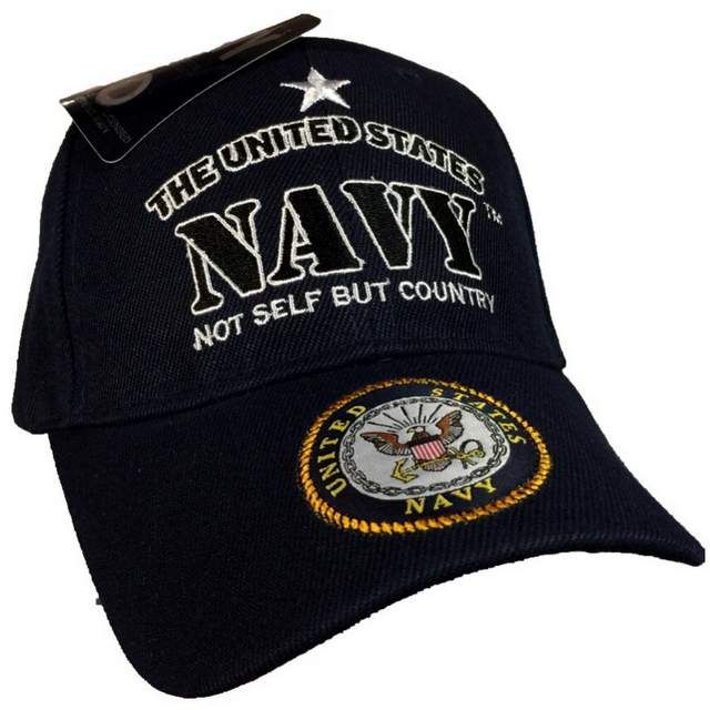 Official License Us Navy With Seal Embroidered Hats 12 pack - at ...